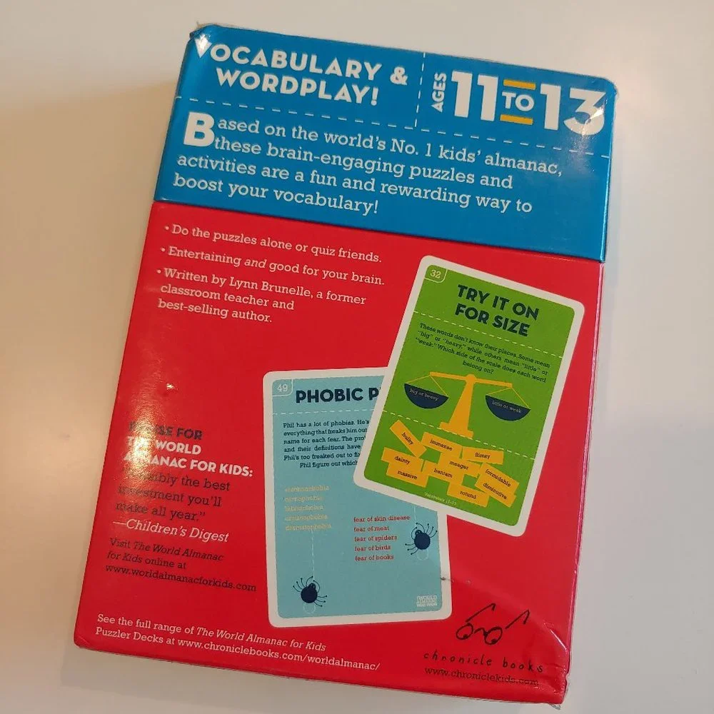 Chronicle Books vocabulary wordplay
